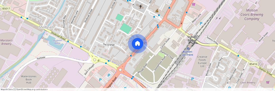 Burton-on-Trent, DE14