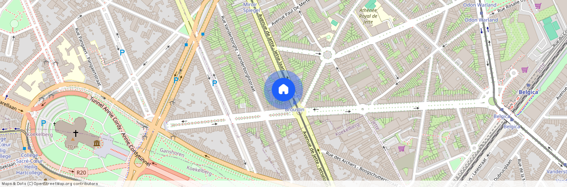 Avenue Paul de Merten - Paul de Mertenlaan 1, 1090 Jette