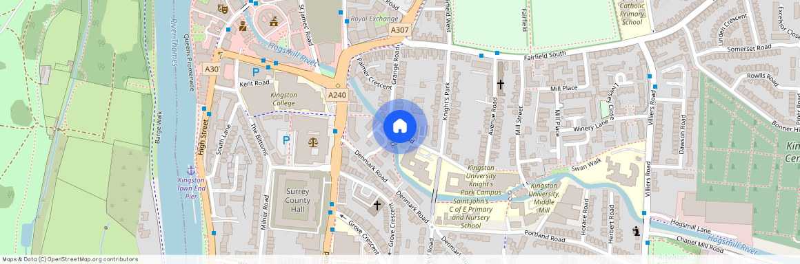 Grange Road, Kingston, Kingston upon Thames, KT1