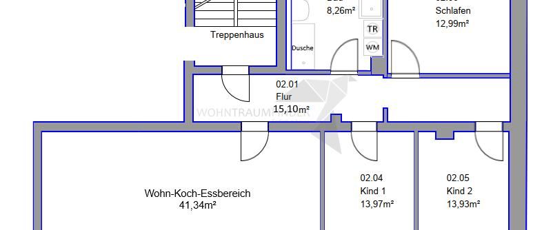 NEU sanierte 4 Raum-Whg. mit großem Wohn-Koch-Essbereich, Tageslichtbad und schönem Hausgarten - Foto 1