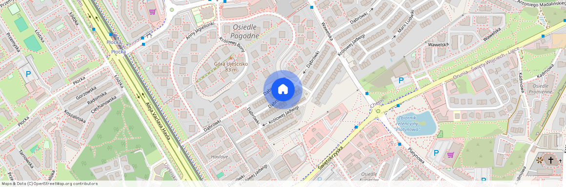 ul. Dąbrówki, Chełm, Gdańsk, pomorskie