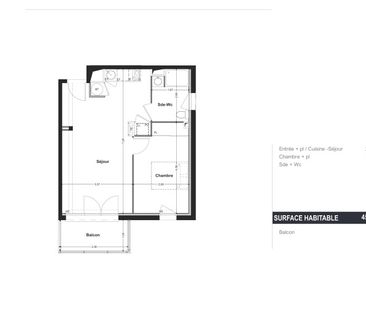 Location Appartement 2 pièces 45m² ST JORY 31790 - Photo 2