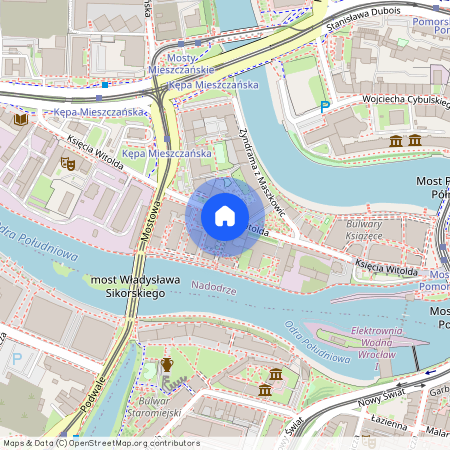 ul. Księcia Witolda, Nadodrze, Śródmieście, Wrocław, dolnośląskie