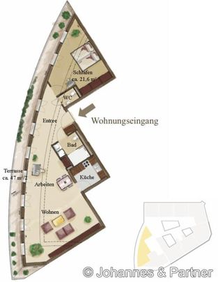 01067 Dresden - Altstadt , Neumarkt Typ K WE 38 - Photo 1