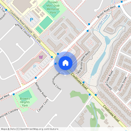 google map, Mississauga, Mississauga, Peel, L5V 2P3