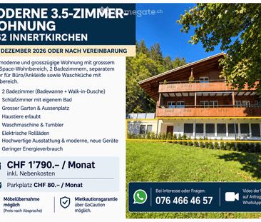 Moderne und helle 3.5-Zimmer-Wohnung in 3862 Innertkirchen, ab 1. D... - Photo 5