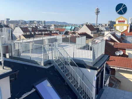 *Superprojekt: ''Über den Baumwipfeln" *TOP 53* 4,5 Zimmer mit SUPER-PANORAMA-DACHTERRASSE + 360° WIEN-BLICK + EXTRA BALKON - Foto 4