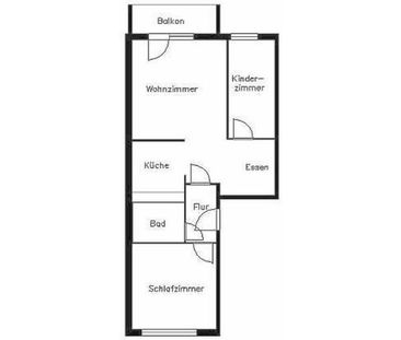 Familienfreundliche Wohnung mit Balkon: Helle 3-Zimmerwohnung mit F... - Photo 1