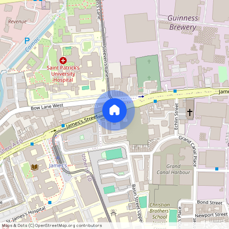 28 James St, Ushers, Dublin, Distance from National College of Art and Design: