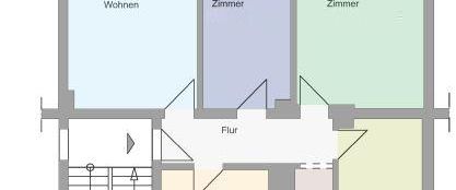 Große Familienwohnung mit 4 Zimmern sucht Mieter! - Foto 1