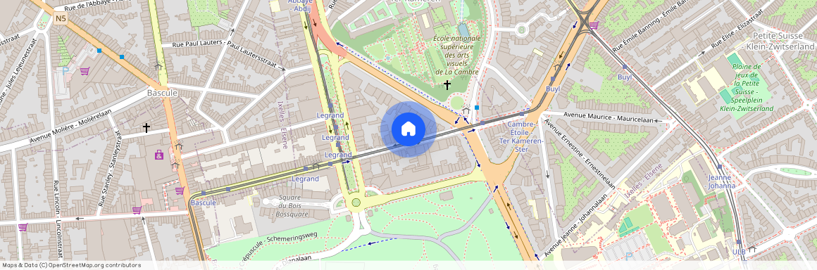 Boulevard De La Cambre - Terkamerenlaan, 33, 5, 1000, Bruxelles