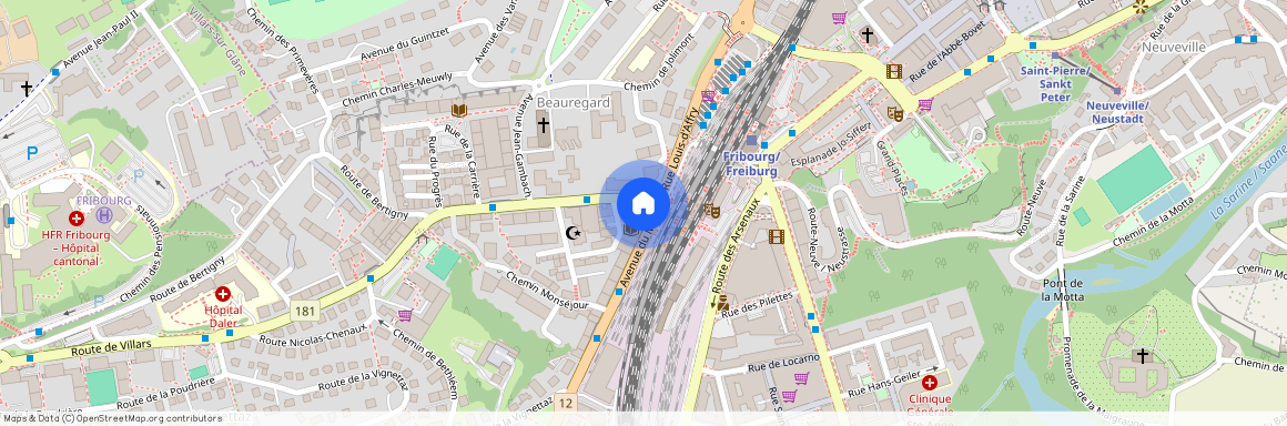 Avenue Beauregard 2, 1700 Fribourg