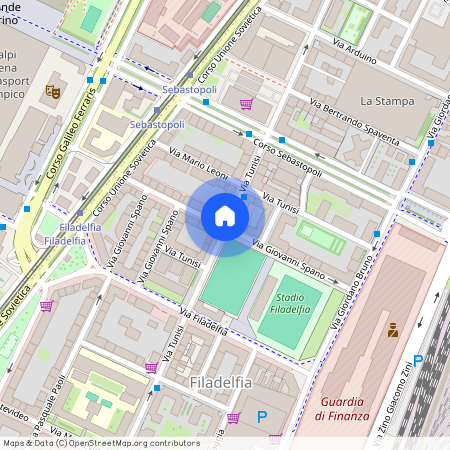 Via Tunisi, Turin, Piedmont 10134