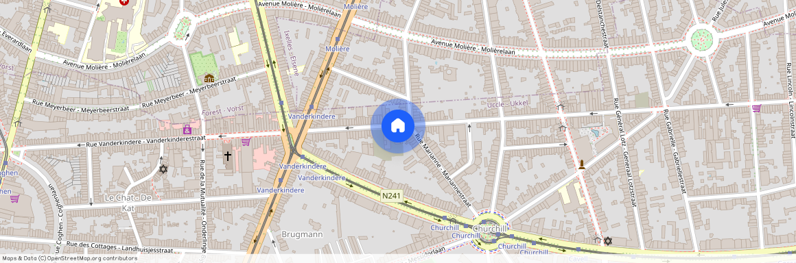 Rue Vanderkindere 211 3, 1180 Uccle