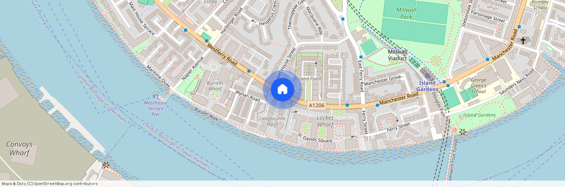 Langbourne Place, Westferry Road, Docklands, London, E14