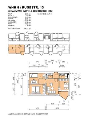 Zentrumsnahe 3-RWE mit Balkon - Foto 1