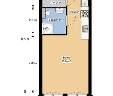 Te huur: Studio Oude Haagweg in Den Haag - Photo 1