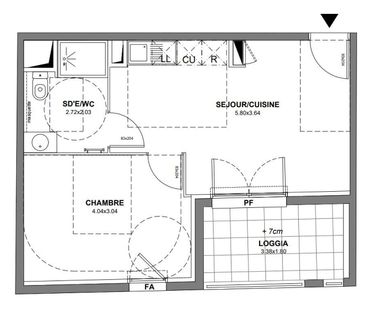 location Appartement T2 DE 35.95m² À CASTELNAU LE LEZ - Photo 3