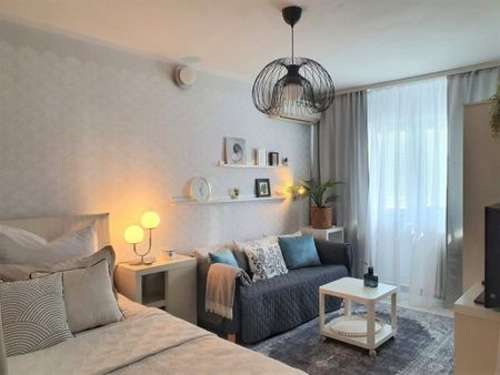 Studio luminos Banu Manta cu pat si canapea - Fotografie 5