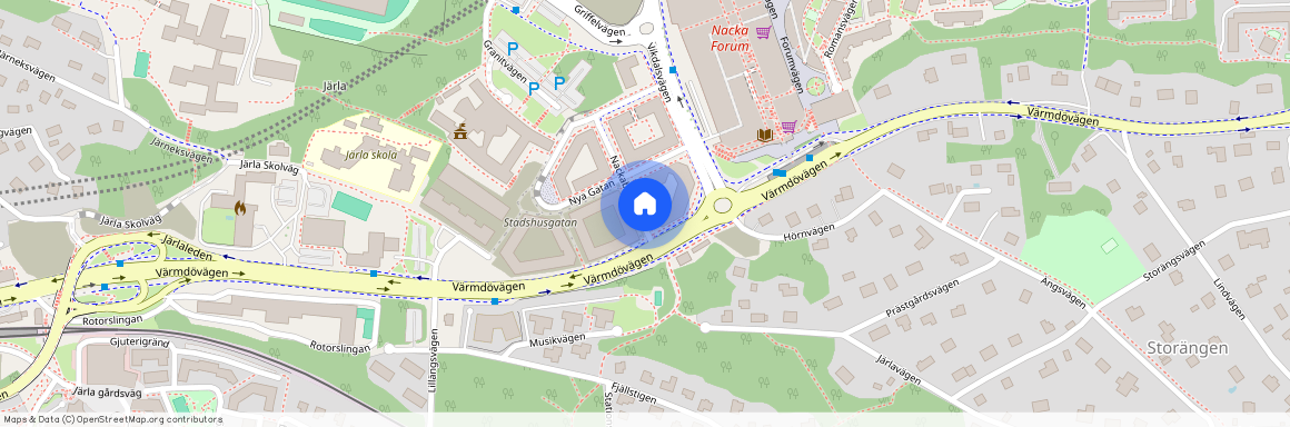 Östra Granittrappan 8, Nacka Centrum