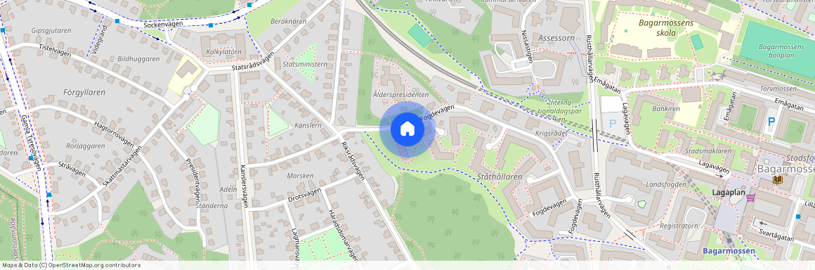 Fogdevägen 24, Bagarmossen
