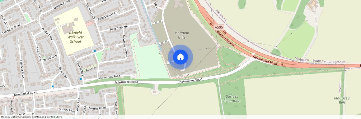 Leaf Living at Meridian Gate, Desborow Lane, Royston, SG8