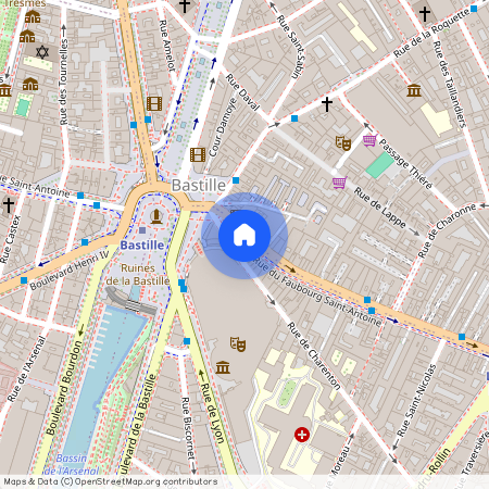 Appartement à louer rue du Faubourg Saint Antoine, Paris 12ème