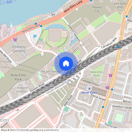 Charles Clownes Walk, Nine Elms, London, SW11