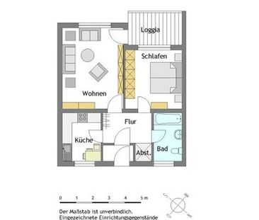 2-Zimmer-Wohnung in Mülheim-Winkhausen - Photo 1