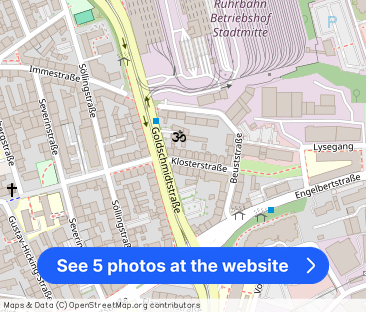 Nähe Innenstadt, Rathaus Essen. Apartment im Erdgeschoss. Eine güns... - Photo 1