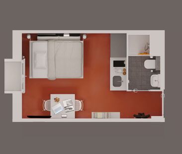 À deux pas de la gare - Studio meublé - Photo 3