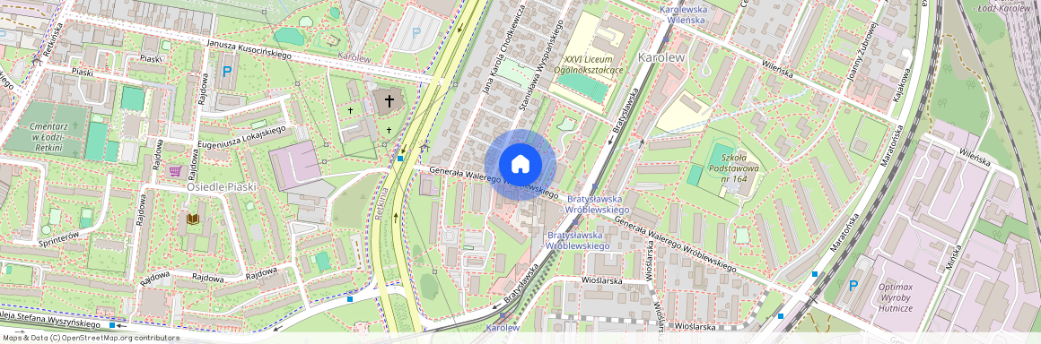 ul. Walerego Wróblewskiego 71, Stare Polesie, Polesie, Łódź, łódzkie