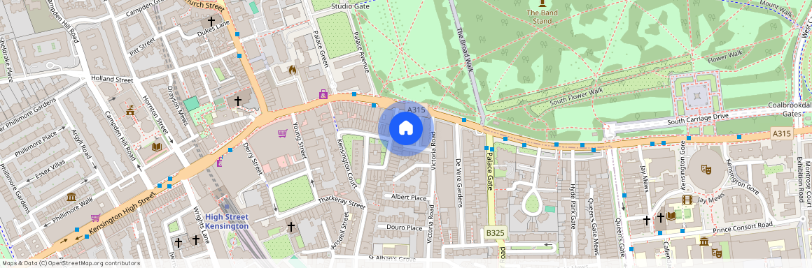 Prince of Wales Terrace, Kensington, London