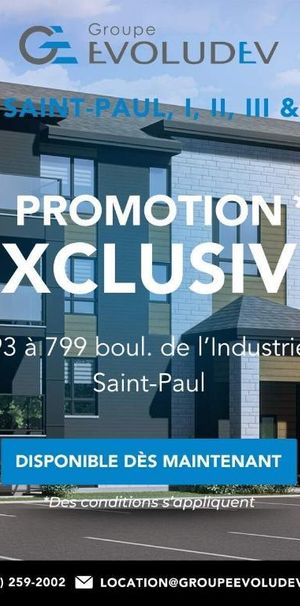 Le Saint-Paul II-IV | Appartements 3, 4, 5 1/2, Saint-Paul - Photo 1