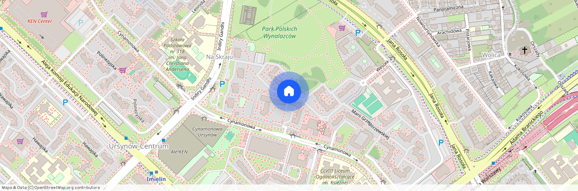 ul. Stefana Szolc-Rogozińskiego, Ursynów-Centrum, Ursynów, Warszawa, mazowieckie