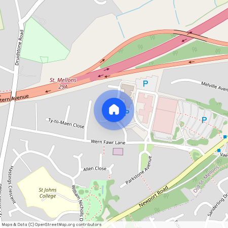 Ffordd Brynhyfryd, Old St. Mellons, Cardiff