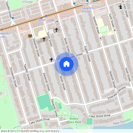 60 Ninth Street Unit# Upper, Toronto