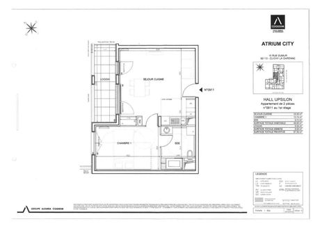 location Appartement F2 DE 49.22m² À CLICHY - Photo 4