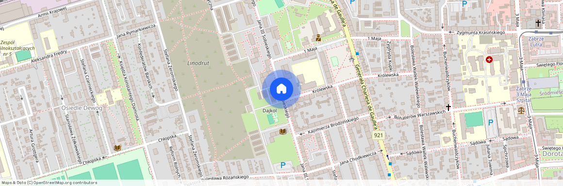 ul. Jana III Sobieskiego, Centrum Południe, Zabrze, śląskie