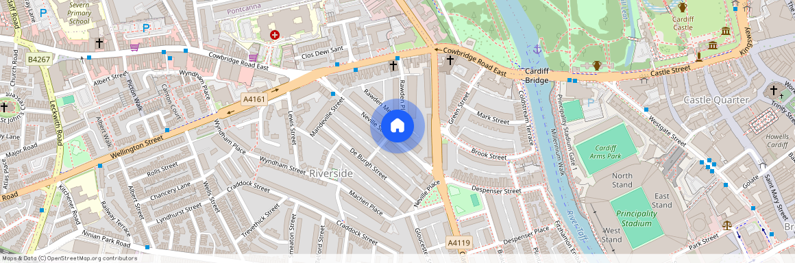 Flat 1 37 Neville Street, CF11 6LQ, Glamorgan, Cardiff