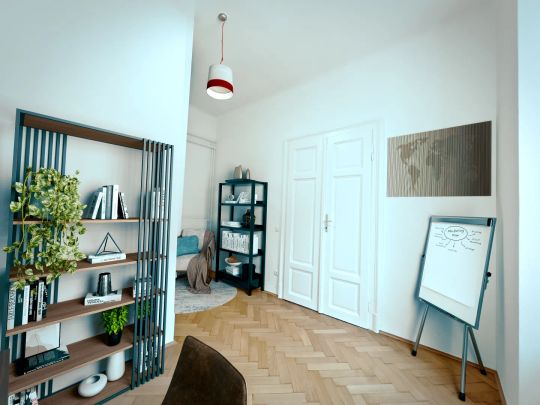 Erstbezug nach Sanierung 4-Zimmer-Wohnung nahe Augarten - Provisionsfrei! - Photo 1