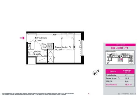 Location Appartement 1 pièce 18m² FRANQUEVILLE ST PIERRE 76520 - Photo 4