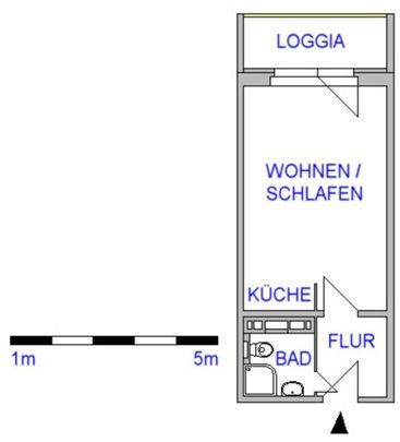 1-Raum-Wohnung - Photo 1