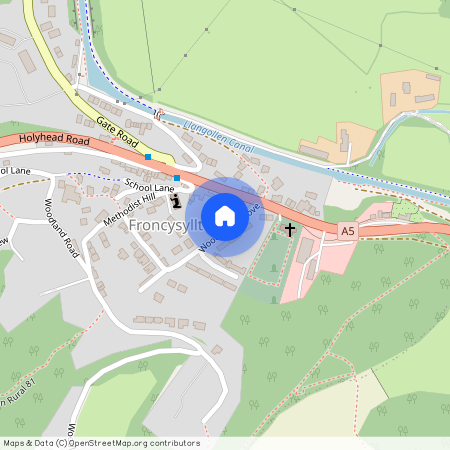 Bourne Terrace, Froncysyllte, Llangollen, LL20