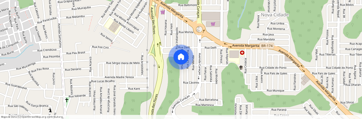 Rua Las Palmas, Nova Cidade, Manaus, AM, 69097228