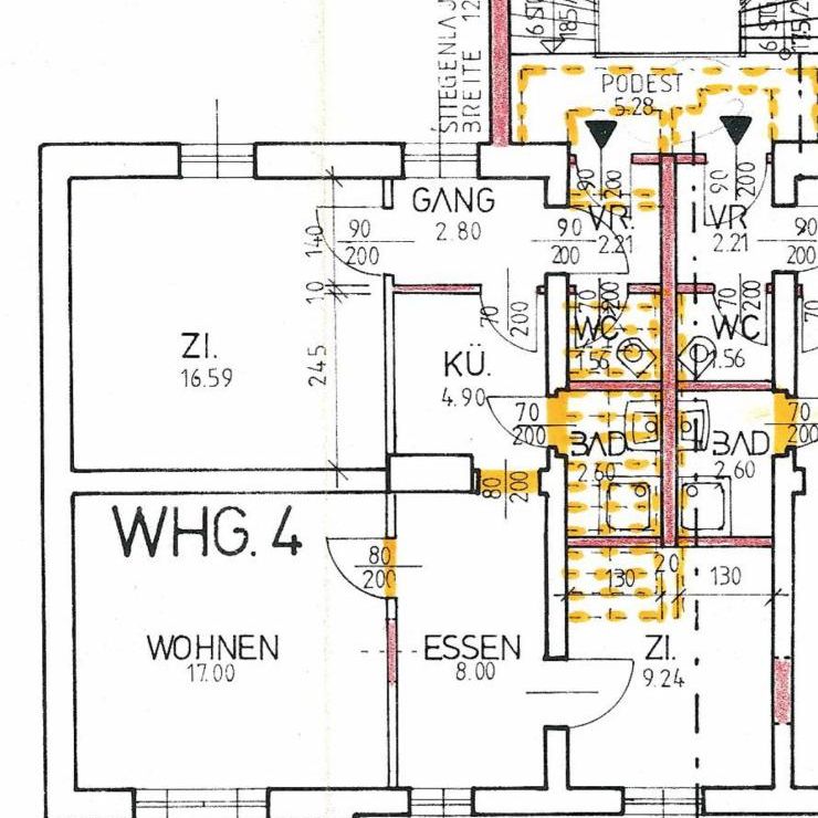Mietwohnung mit 3 Zimmern und Balkon in ruhiger Lage - Photo 1