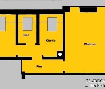 2-Zimmer-Wohnung in Niedercrinitz mit EINBAUKÜCHE zu vermieten! - Foto 2