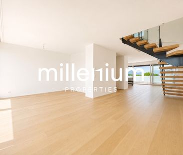 Superbe duplex en attique avec vue Lac et Mont-Blanc à Chêne-Bougeries - Photo 1