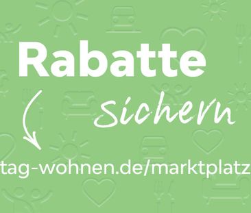 Ideal als erste eigene Wohnung! Helle 1-Zimmer-Wohnung mit Balkon! - Photo 1
