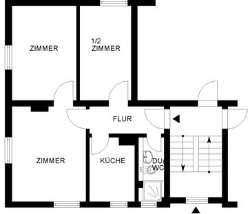 Hell belichtete 3-Zimmer-Wohnung im Stadtzentrum // 2.OG links - Photo 5